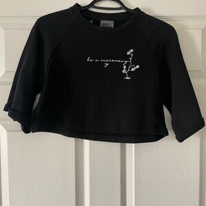 Gymshark Black Shirt with White Print